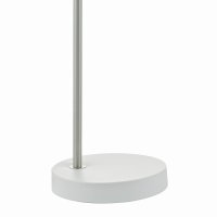 Dar Frederick Task Lamp White & Satin Chrome
