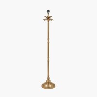 Pacific Lifestyle Trafalgar Metal Palm Tree Floor Lamp Base - Gold