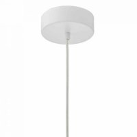 Dar Enoch Pendant LED White & Stainless Steel