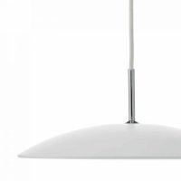 Dar Enoch Pendant LED White & Stainless Steel