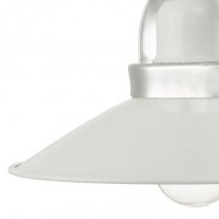 Dar Liden Wall Light White and Polished Chrome