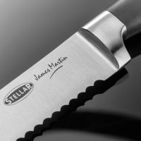 Stellar James Martin 5 Piece Knife Block Set - Black