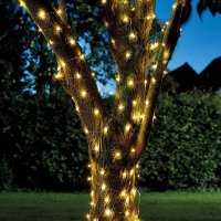 Smart Solar Firefly String Lights 50 LED Warm White