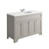 Harrogate Duchy Dovetail Grey 1200mm Vanity Unit & Basin