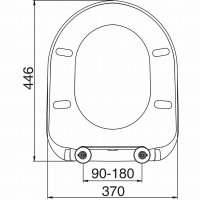 D ONE Toilet Seat White