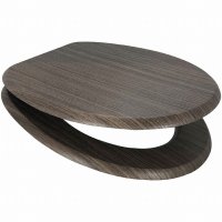 Dark Beech finish MDF Toilet seat