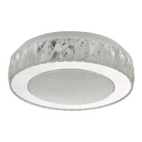 Akelia Flush Acrylic & Stainless Steel Small LED