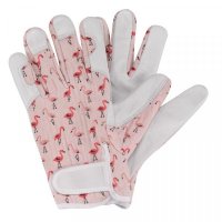 Briers Professional Smart Gardeners Gloves Flamboya Flamingo - Medium/Size 8