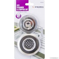 Stainless Steel Sink Strainer & Rubber Stopper
