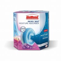 UniBond Aero 360 Moisture Absorber Refills (Pack of 2) - Lavender Garden