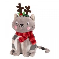 Zoon Festive Tabby Cat PlayPal