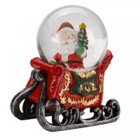 Three Kings Santa Sleigh SnowSphere 8cm - Assorted