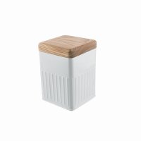 The Bakehouse & Co Medium Square Storage Canister - White