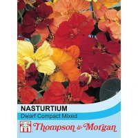 Thompson & Morgan Nasturtium Dwarf Compact Mixed