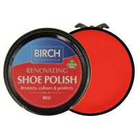Birch Renovating Shoe Polish 50ml - Red