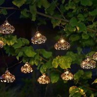 Smart Solar Maroc Lantern String Lights Set of 10