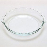 Pyrex 10" Fluted Dish with Handles