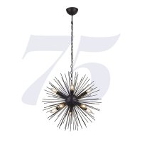 Searchlight Sputnik 10Lt Pendant - Black