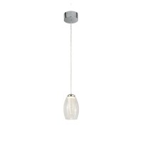 Searchlight Cyclone Pendant With Clear Glass