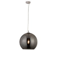 Searchlight Balls 1 Light Round Pendant (35cm Dia) Smoked Glass Chrome