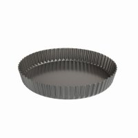 Luxe Kitchen 23cm Loose Base Fluted Quiche Pan