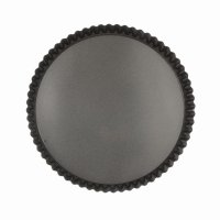 Luxe Kitchen 23cm Loose Base Fluted Quiche Pan