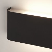 Searchlight Match Box Wall Light Led 2 Light 10W Black Up/Downlight