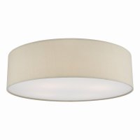 Cierro 4 Light Flush Taupe With Diffuser 60cm