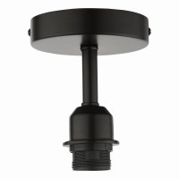 SF0122 1 Light Semi Flush Suspension Bracket Matt Black