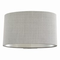 Melody Wall Light With Oval Grey Shade