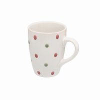 Siip Reactive Glaze Spot Mug Green & Red