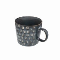 Siip Reactive Glaze Lined Mug Navy
