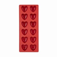 Fusion Twist Silicone Heart Ice Tray - Assorted