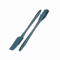 Fusion Twist 2 Pack Mini Pastry Brush & Jar Scraper Set Blue