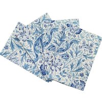 William Morris Blue Compton Cotton Napkins - 4 Pack