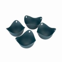 Fusion Twist 4 Pack Silicone Egg Poacher - Assorted