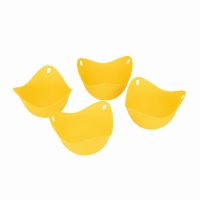 Fusion Twist 4 Pack Silicone Egg Poacher - Assorted