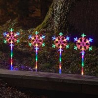 Three Kings SnowDcor Stakes Large (Set of 4) Multicoloured