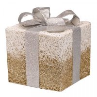 Three Kings Sparkly Faux Gift Boxes (Set of 3) - Gold