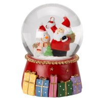 Three Kings Musical SantaGifts SnowSphere 10cm - Assorted
