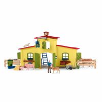 Large Farm Barn with Figures, Animals & Accessories - Schleich - 42605