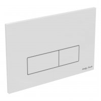 Armitage Shanks Oleas M2 Mechanical Dual Flushplate - White