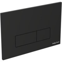 Armitage Shanks Oleas M2 Mechanical Dual Flushplate - Black