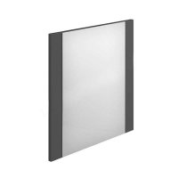 Essential Vermont 600mm Square Mirror, Dark Grey