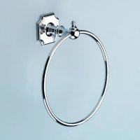 Silverdale Victorian Towel Ring - Chrome