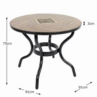 Exclusive Garden Haslemere 91cm Patio Table