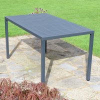 Cube 140 X 80Cm Table Anthracite