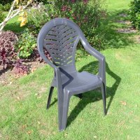 Pineto Stack Chair Anthracite Pack Of 4
