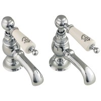 Silverdale Berkeley Basin Pillar Taps - Chrome