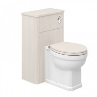 Essential Maine 500mm Floorstanding WC Unit, Cashmere Ash